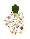 Fashion dress icon Royalty Free Stock Photo