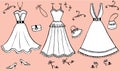 Fashion dresses and accessories