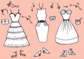 Fashion dresses and accessories