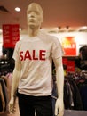 Fashion dummy - clothing for men t-shirt Royalty Free Stock Photo
