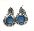 Fashion earings Royalty Free Stock Photo