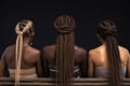 fashion female dreadlocks human black portrait women adult young hair beauty. Generative AI.