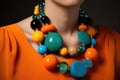 fashion forward accessories and jewelry in bold, unexpected colors and shapes
