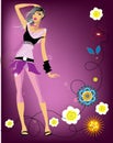 Fashion girl Royalty Free Stock Photo