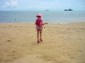 Fashion Girl on the Beach