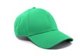 Fashion green cap isolated Royalty Free Stock Photo