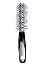 Fashion hairbrush hair comb on white background. Hairdr Royalty Free Stock Photo