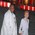 Andre Leon Talley and Lee Radziwill at the Vanity Fair Party for the 2008 Tribeca Film Festival