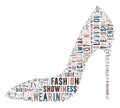 Fashion Keywords Tag Cloud - vector illustration