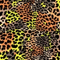 Fashion leopard exotic seamless pattern.