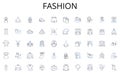 Fashion line icons collection. Assessment, Feedback, Review, Metrics, Critique, Appraisal, Rating vector and linear