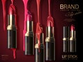 Fashion lipstick ads