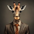 Fashion looking giraffe