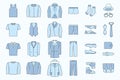 Fashion man Icons set 02-02 Royalty Free Stock Photo