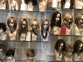 Fashion Mannequins in wigs. Royalty Free Stock Photo
