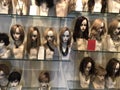 Fashion Mannequins in wigs.