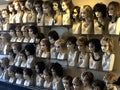 Fashion Mannequins in wigs. Royalty Free Stock Photo