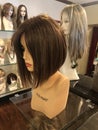 Fashion Mannequins in wigs. Royalty Free Stock Photo