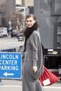 Fashion model Arizona Muse street style in New York