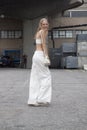 Fashion model Hanne Gaby Odiele street style