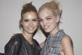 Fashion models Josephine Skriver and Daphne Groeneveld Royalty Free Stock Photo