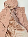 Fashion pink winter jacket wearing clothing for sale clothes