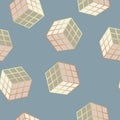 Fashion pins seamless pattern