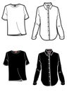 Fashion Plate Shirt and T-Shirt