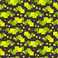 Fashion print. Digital camouflage seamless pattern. Abstract modern pixel texture for army and hunting fabric Royalty Free Stock Photo