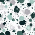 Fashion seamless pattern. Abstract backdrop. Watercolor texture. Hand drawn background. Paint brush and strokes ink. Splash waterc Royalty Free Stock Photo