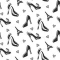 Fashion Seamless pattern background Royalty Free Stock Photo