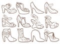 Fashion shoes collection