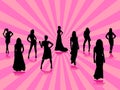 Fashion silhouettes