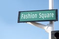 Fashion Square Street Sign