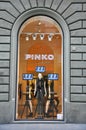 Pinko fashion store in Florence, Italy