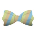 Fashion striped bow tie icon, cartoon style Royalty Free Stock Photo