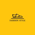 Fashion style  logo template Royalty Free Stock Photo