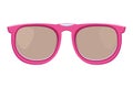 Fashion sunglasses accesory cartoon