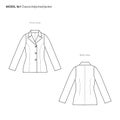 Tech drawing jacket classic Royalty Free Stock Photo