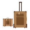 Fashion Travel Luggage. Vintage suitcase. Traveling Concept