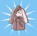 Fashion Trench clothes coat
