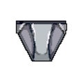 fashion underwear man game pixel art vector illustration Royalty Free Stock Photo