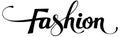 Fashion - custom calligraphy text Royalty Free Stock Photo