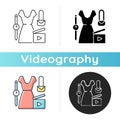 Fashion video icon Royalty Free Stock Photo