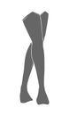 Fashion woman stockings Royalty Free Stock Photo