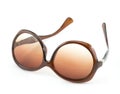 Fashion women sepia sun glasses