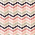 Fashion zigzag pattern in retro colors Royalty Free Stock Photo