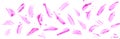 Pink grungy smears and strokes fashionable background