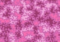 Fashionable camouflage pattern. Military fabric design. Seamless background, masking clothing, camo repeat print. Purple and pink Royalty Free Stock Photo