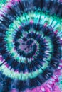 Fashionable Colorful Retro Abstract Psychedelic Tie Dye Swirl Design.